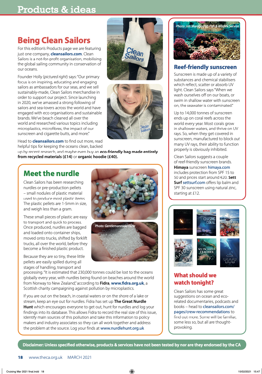 'Being Clean Sailors' by the Cruising Association