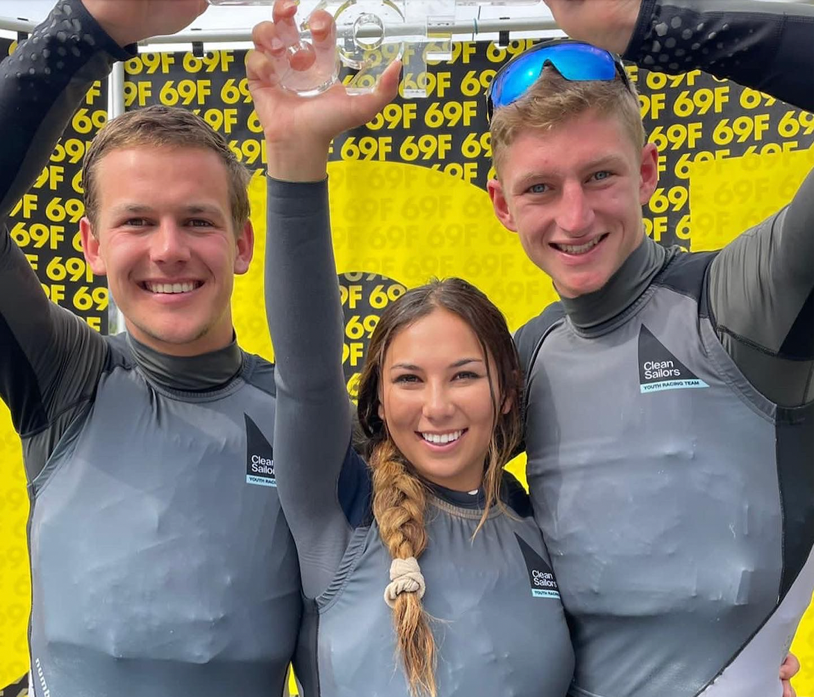Podium place for Clean Sailors Youth Racing Team in Gold Cup Circuit